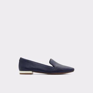 Aldo Blue and Gold Flex Leather Loafer